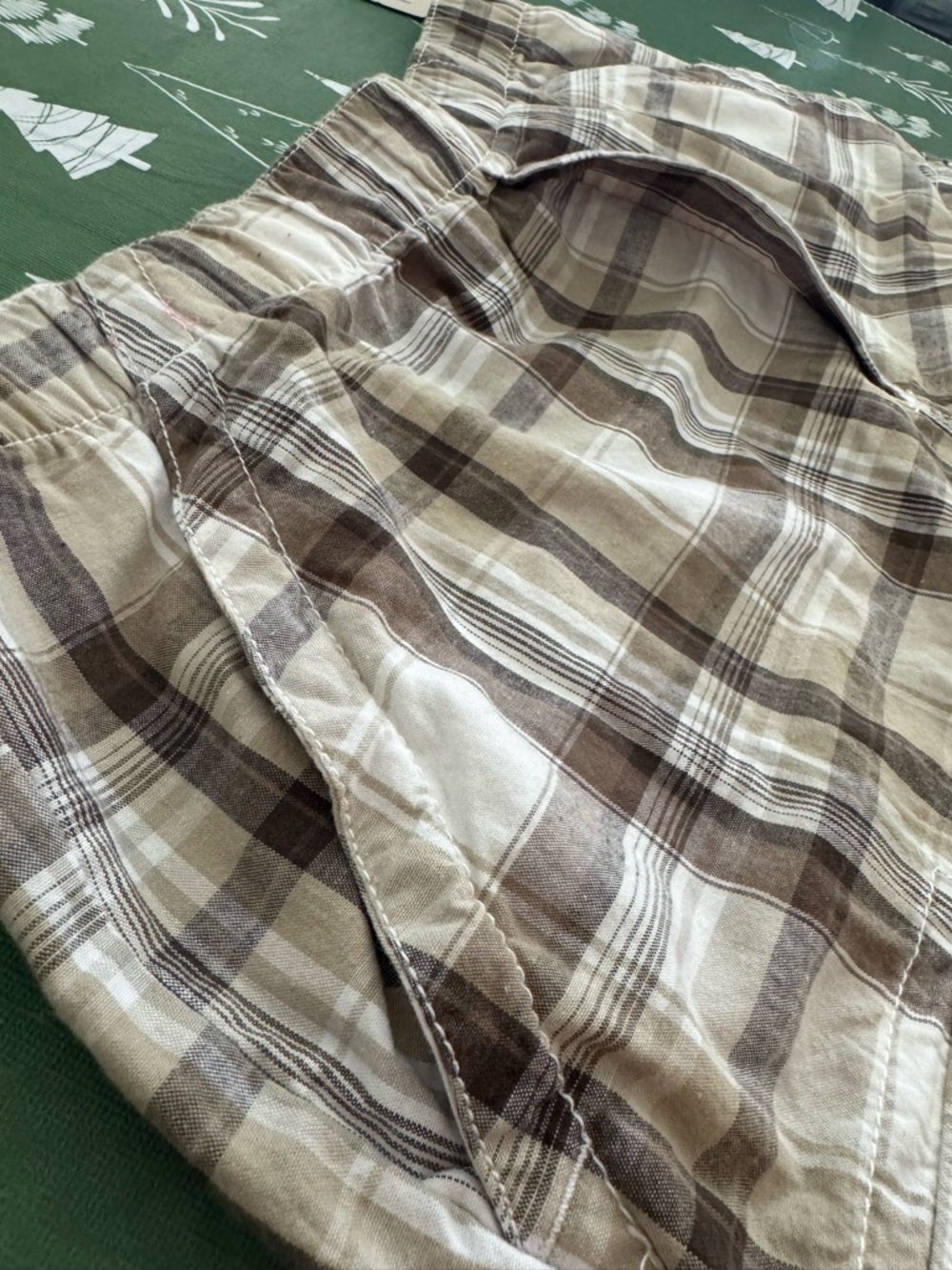 Lot of 2 Canyon River Blues Boys XL 18/20 Husky Plaid Cotton Cargo Shorts NWT - Picture 5 of 16